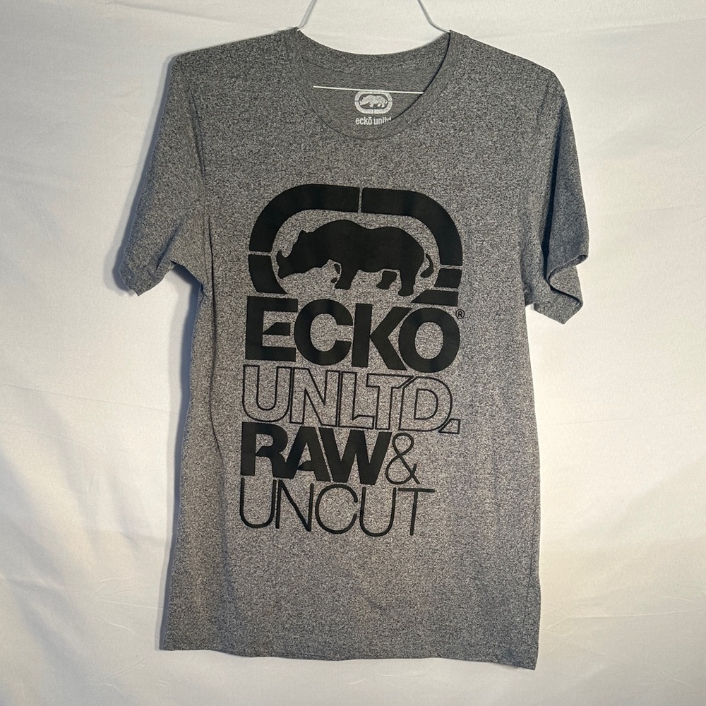 Ecko Unltd. Men's Gray Short Sleeve Tee